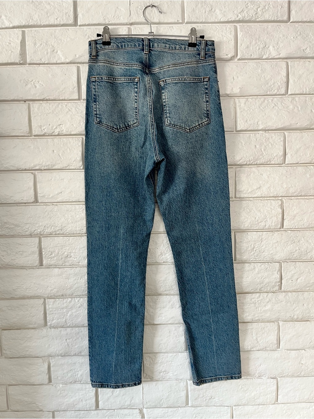 REFORMATION Lisa Ultra High Rise Straight Jeans Malta 27 - Picture 7 of 11